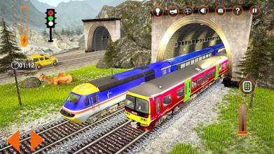 Train Simulator Driving Uphill Train Game截图4