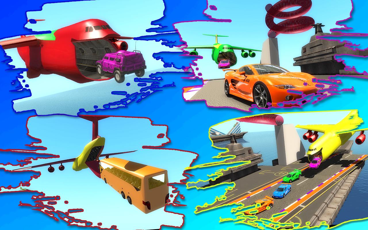 Cars Stunts Battle Into Cargo Plane截图3