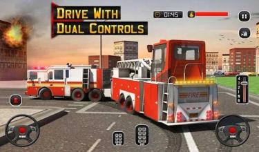 Fire Truck Driving School: 911 Emergency Response截图5