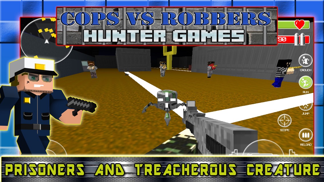 Cops vs Robbers Hunter Games截图5