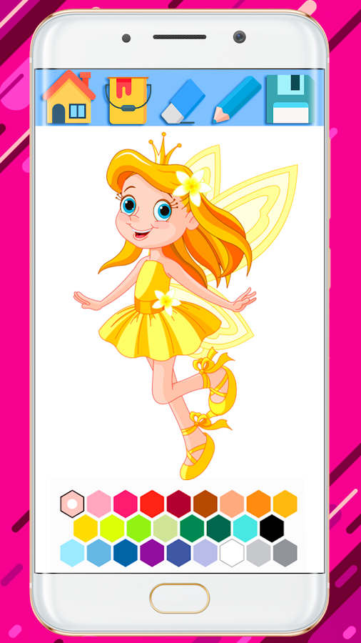 Fairy Coloring Book - Cut Fairy Coloring Book 2018截图5