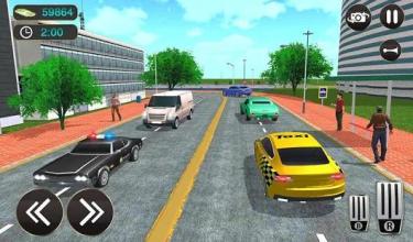 Taxi Driver Game - Offroad Taxi Driving Sim截图1