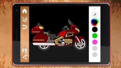 Motorcycles Coloring Pages截图3