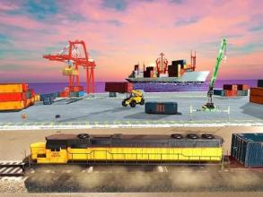 Land & Sea Cargo Service: Ship & Train Simulation截图4