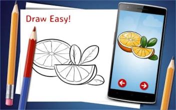 How to Draw Fruits Step by Step Drawing App截图1