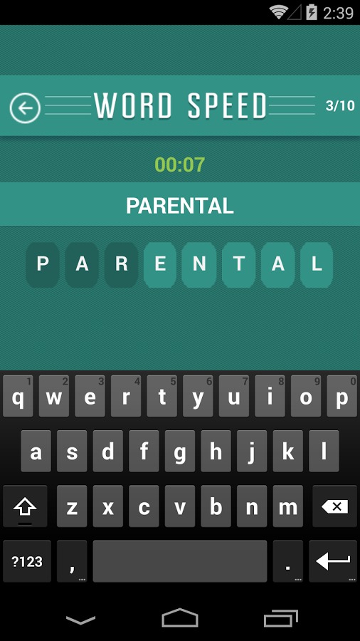 Word Speed Game截图4