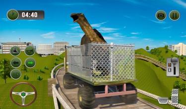 Jungle Dino Truck Transport 3D截图2