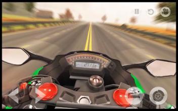 Traffic Moto: Race Highway Rider Simulator Game 3D截图1