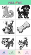 Dog Color By Number: Pixel Art Dog截图2