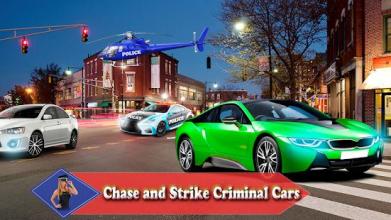 Police Car Pursuit in City - Crime Racing Games 3d截图2