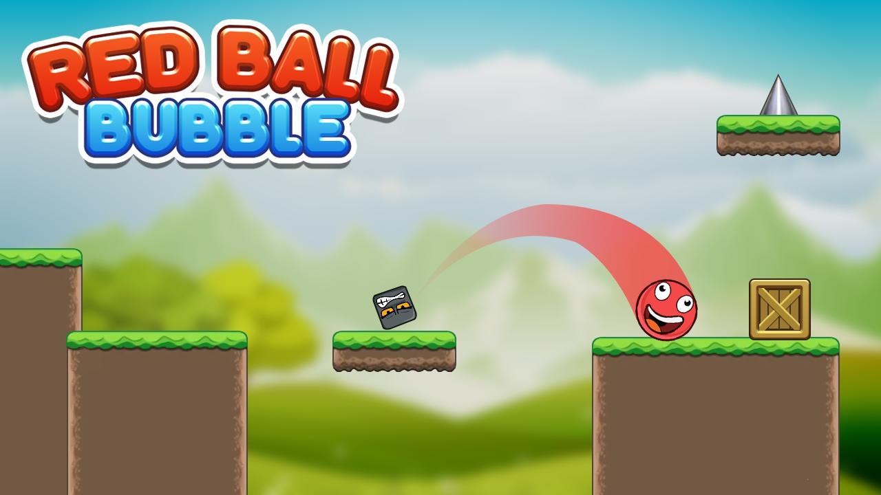 Bubble Red Ball Adventure - Jump Ball 2018截图1