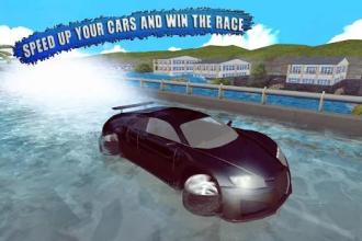 Water Surfer Floating Car Race截图2