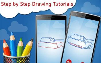 How to Draw Tanks Step by Step Drawing App截图5