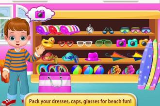 School Kids Summer Beach Fun -Classroom Trip games截图5