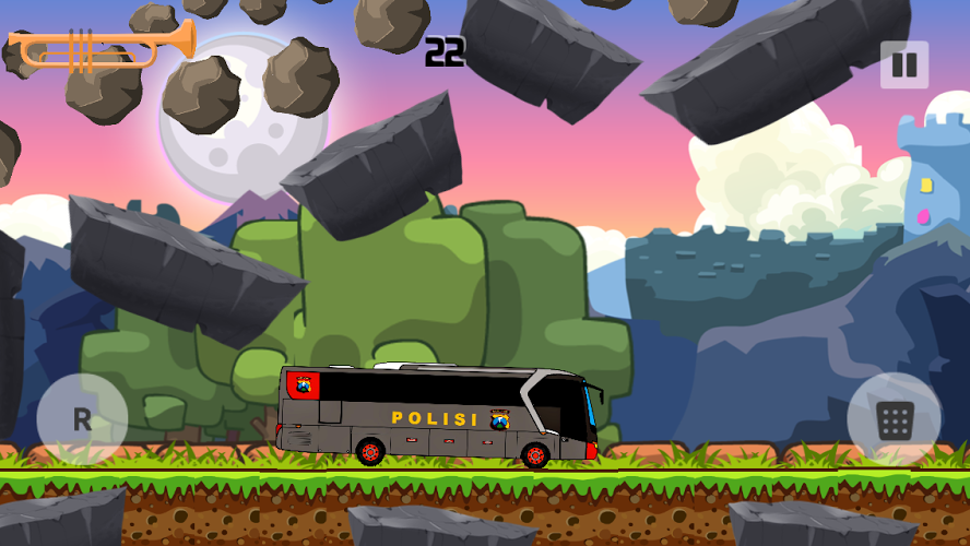 Police Bus Hill Climb截图1