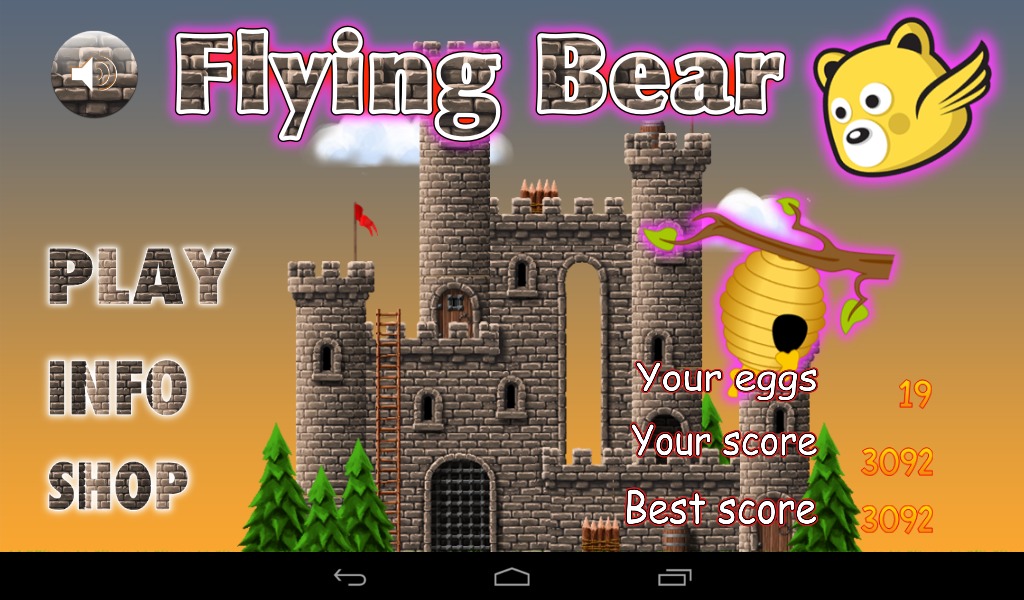 Honey Battle Flying Bear Game截图1