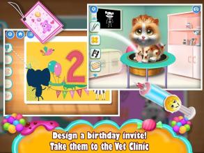 Fluffy Pets Birthday Party! Kitty & Puppy Birthday截图4