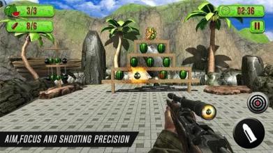 Watermelon Shooting - Free Fruit Shooting Games 3D截图3