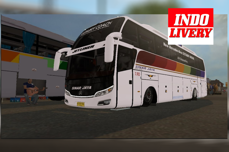 Livery BUSSID Sinar Jaya Simulator截图4