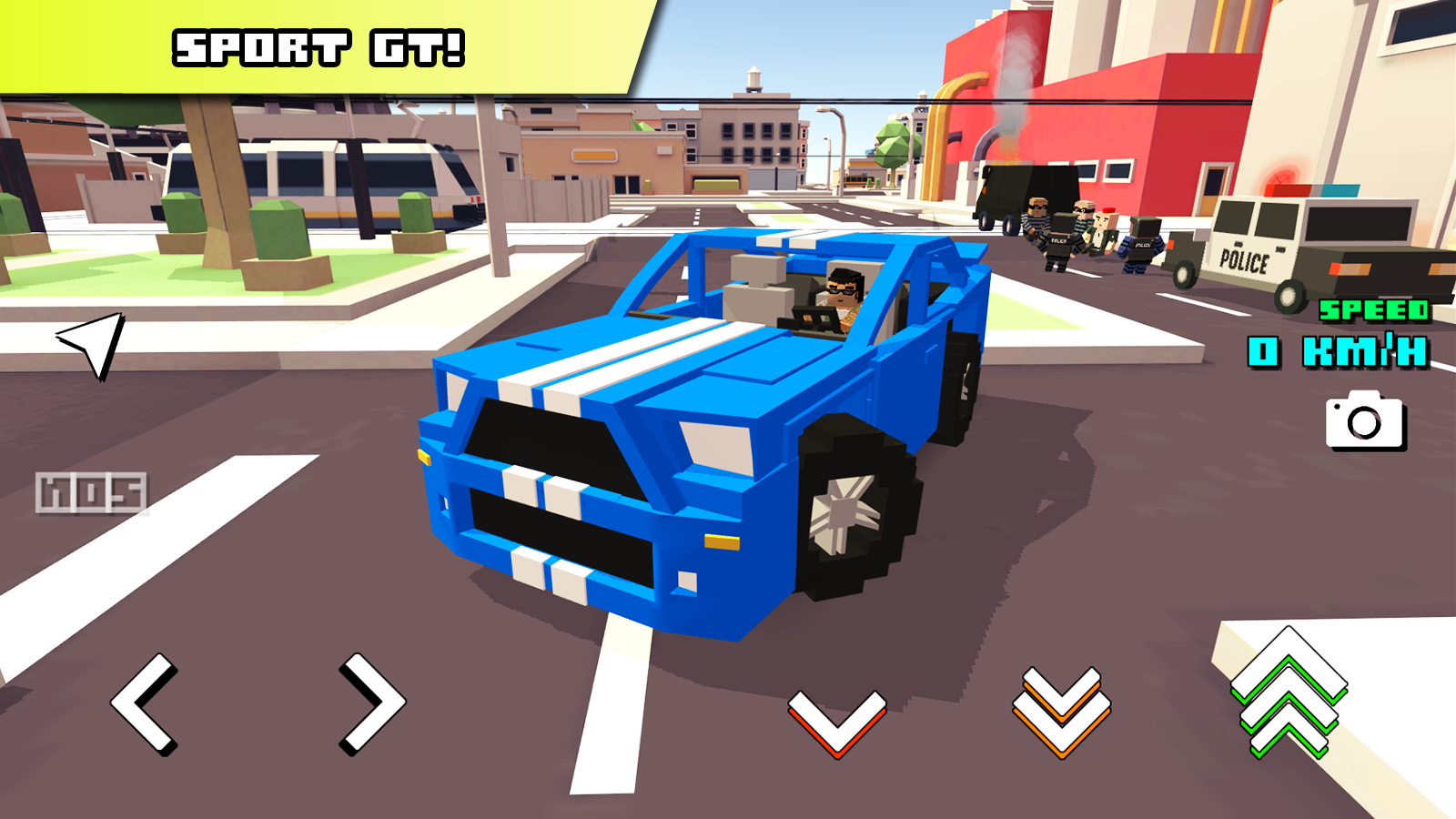 Blocky Car Racer截图1