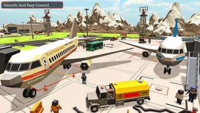 Flight Simulator : Blocky Airplane Pilot 3D Free ✈截图3