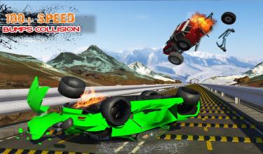 Deadly Car Crash Engine Damage: Speed Bump Race 18截图2