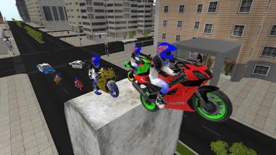 Motorcycle City Rally: Cop Car Chase截图4