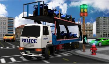 Police Kart Transport Airplane截图3