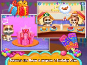 Fluffy Pets Birthday Party! Kitty & Puppy Birthday截图5