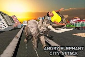 Angry Elephant City Attack截图1