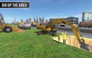 Sand Excavator Sim Truck 2016截图2