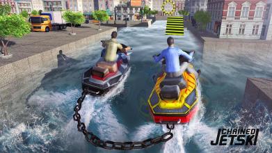 Chained Jet Ski: Top Power Boat Water Racing Games截图3