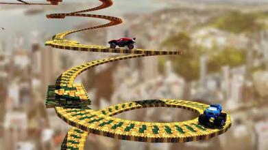 Grand Rooftop Monster Truck:Impossible Stunt Drive截图2