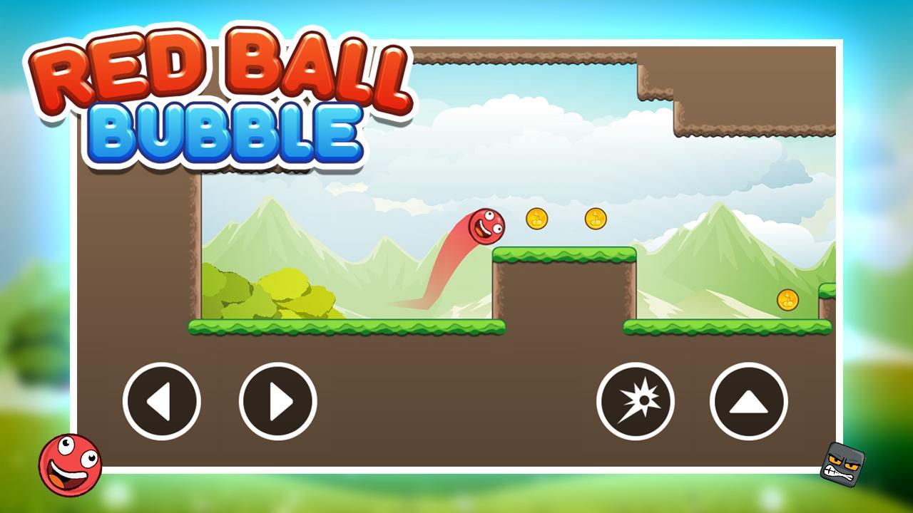 Bubble Red Ball Adventure - Jump Ball 2018截图3