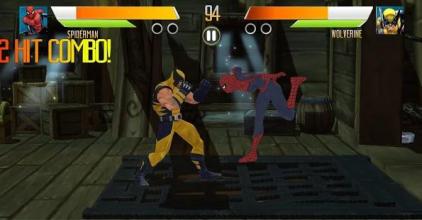 Spiderman Fighting Spongebob & Heroes截图1