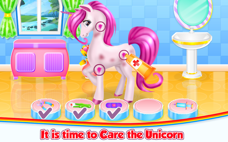 Colorful Unicorn Caring截图4