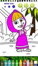 Masha Bear - Masha and The bear Coloring games截图1