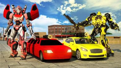 Robot Car Transform Street Fight Game截图3