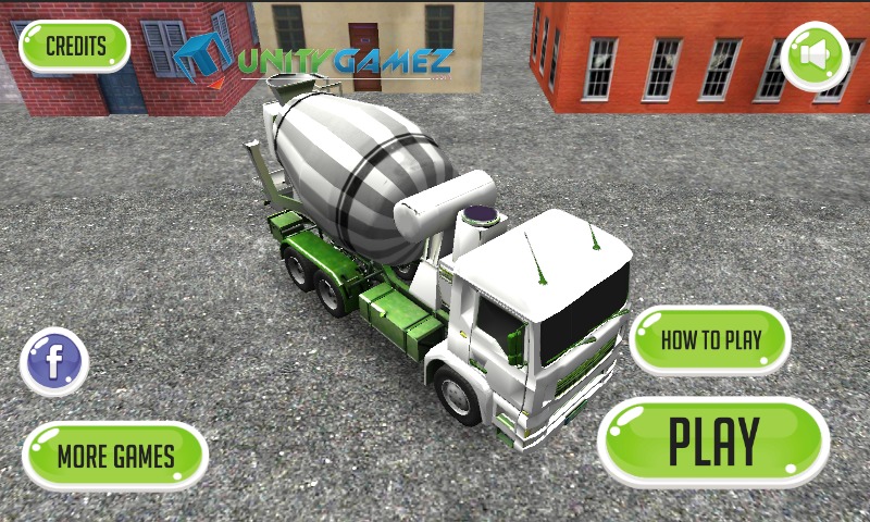 Construction Truck Parking 3D截图2