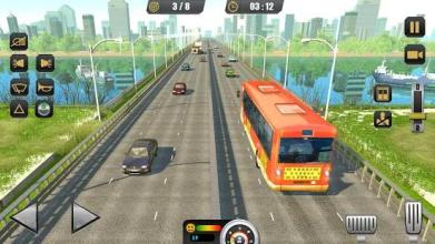 City Coach Bus Driving Sim 2018: Free Bus Game截图3