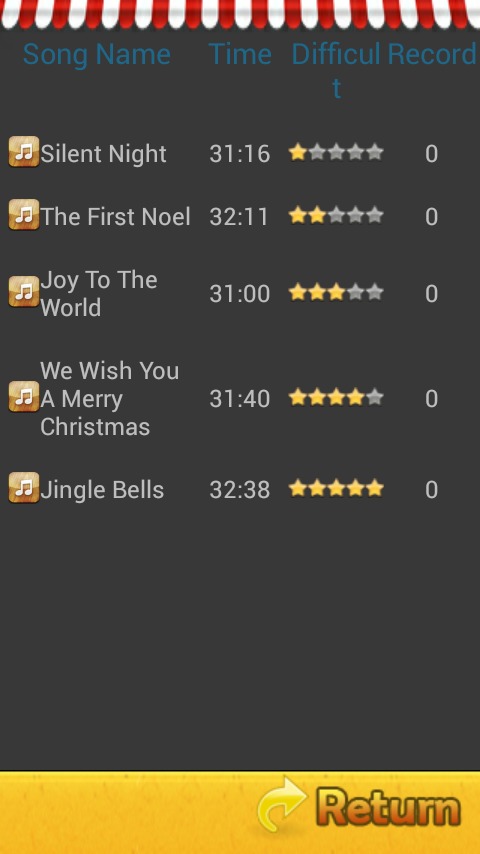 Free Christmas Song Music Game截图2