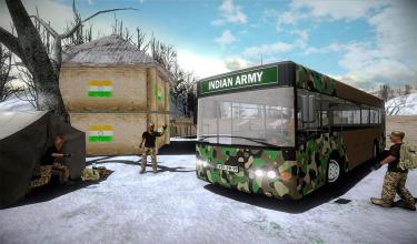 Indian Army Off-Road Bus Driver: Driving Simulator截图1