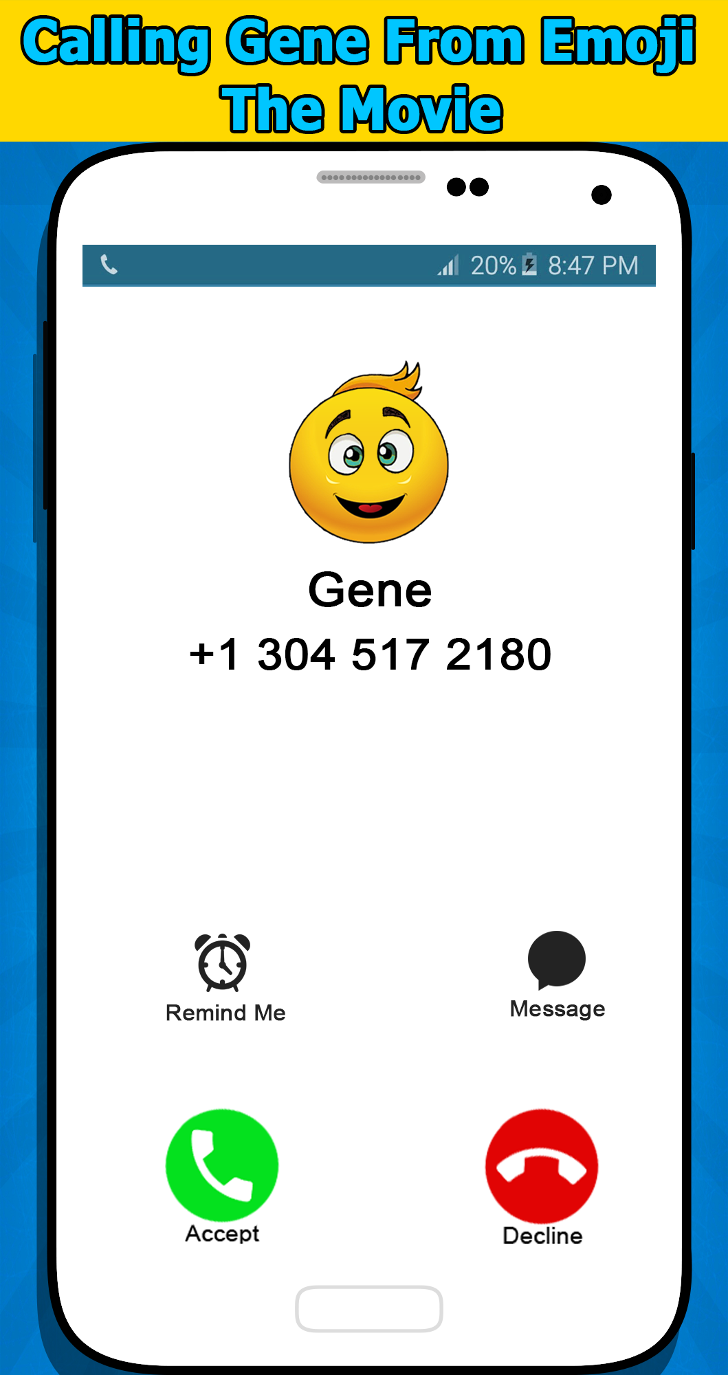 Calling Gene From Emoji The Movie截图1