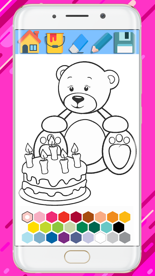 Teddy Bears Coloring Mandala 2018截图1