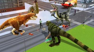 Angry Dinosaur Simulator Games: City Attack 3D截图3