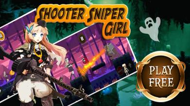 Shooter sniper girl - Action zombie shooting game截图5