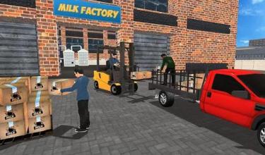 Cow farm milk factory farming dairy farm games截图1