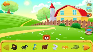 Animals puzzles games for toddlers and kids截图3