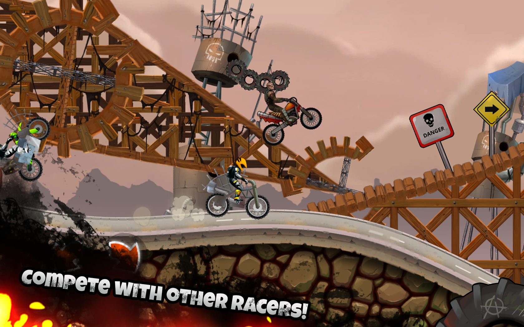 Mad Road: Apocalypse Moto Race截图2