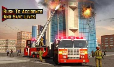 Fire Truck Driving School: 911 Emergency Response截图4